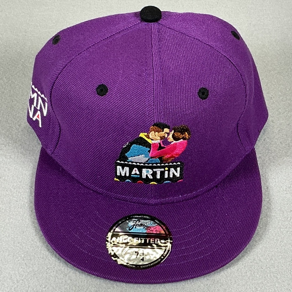 Martin 1992 Damn Gina Fitted Hat 7 1/4 Purple Headgear Classics Cap